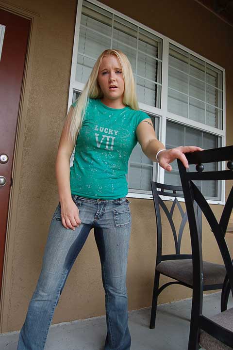Louise Wet Her Jeans